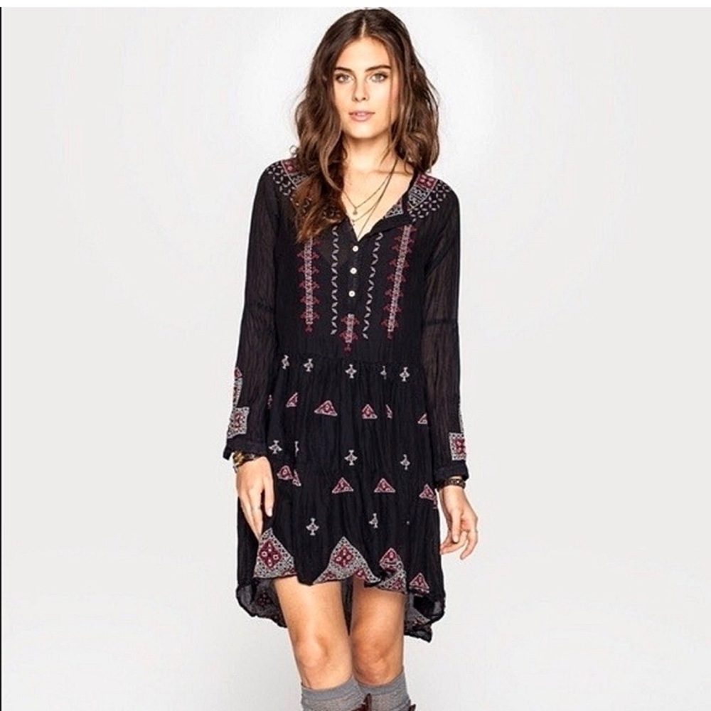 Johnny Was Ava Peasant Tiered Dress